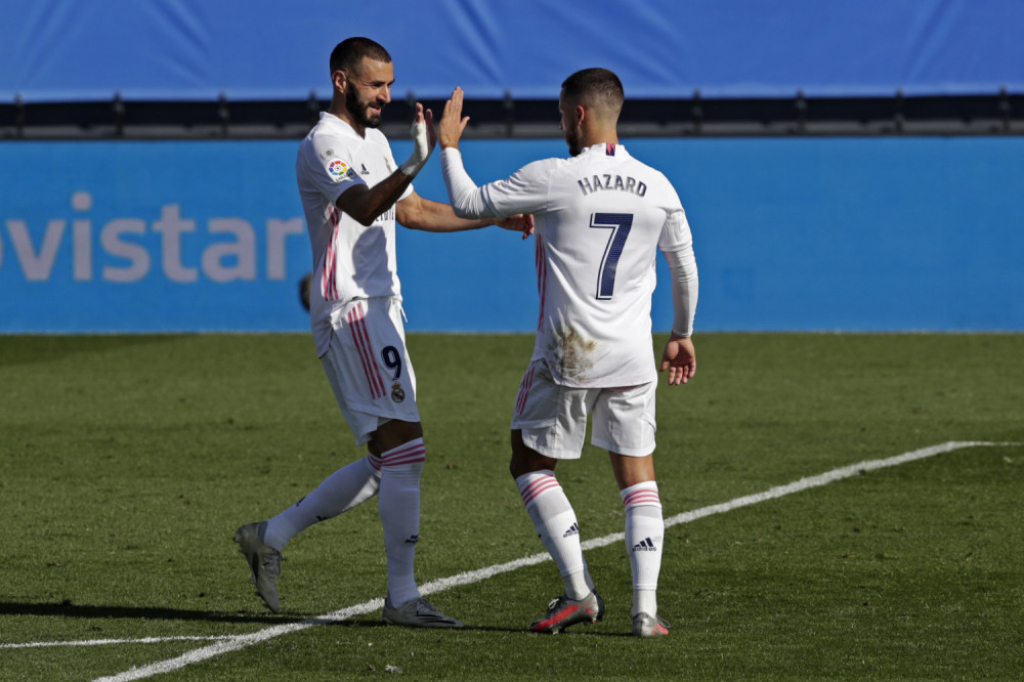 Karim Benzema i Eden Azar