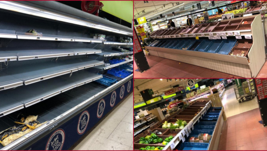 Opustošene radnje u Briselu