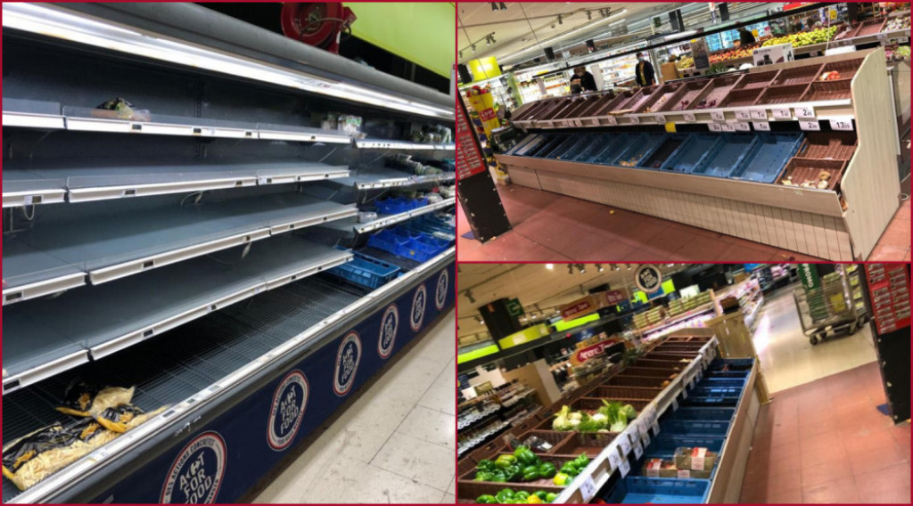 Opustošene radnje u Briselu