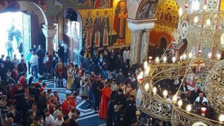 Sahrana mitropolita Amfilohija