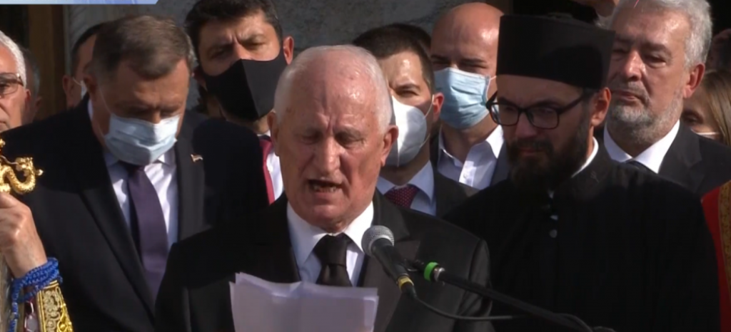 Zdravko Krivokapić, Milorad Dodik, Matija Bećković