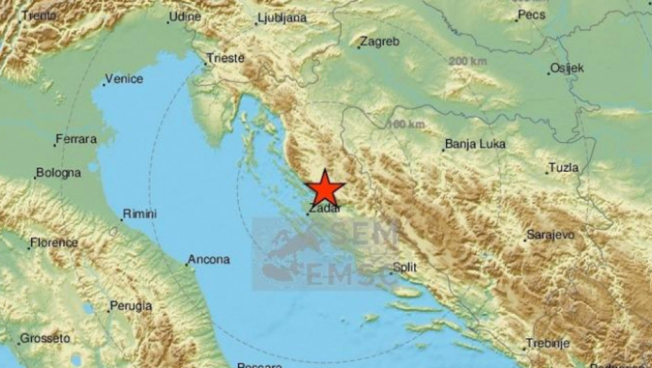 Zemljotres u Zadru