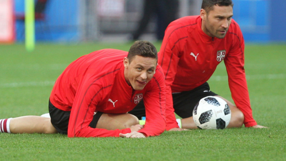 Nemanja Matić i Duško Tošić (Srbija)