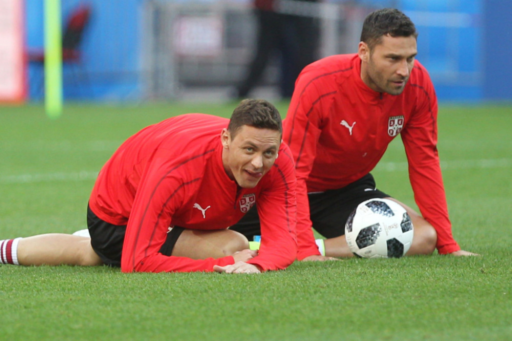 Nemanja Matić i Duško Tošić (Srbija)