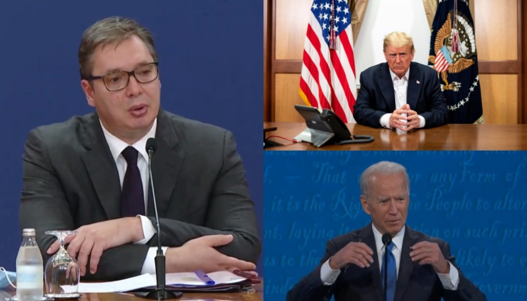 Vučić, Tramp, Bajden