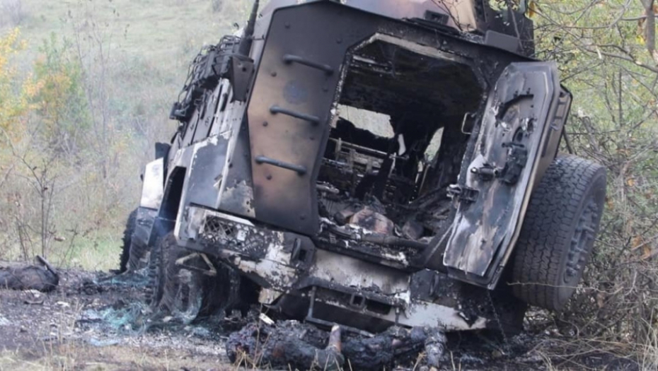 Uništena azerbejdžanska vozila