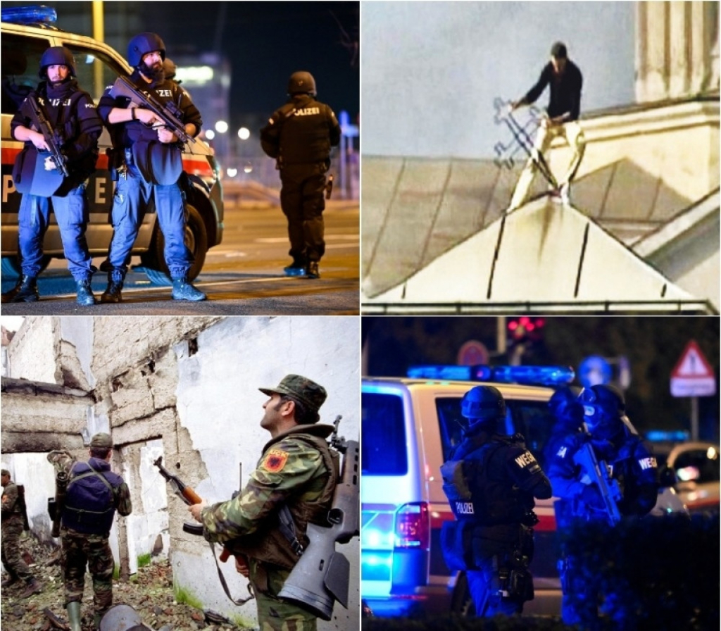 Beč, Albanac lomi krst, OVK