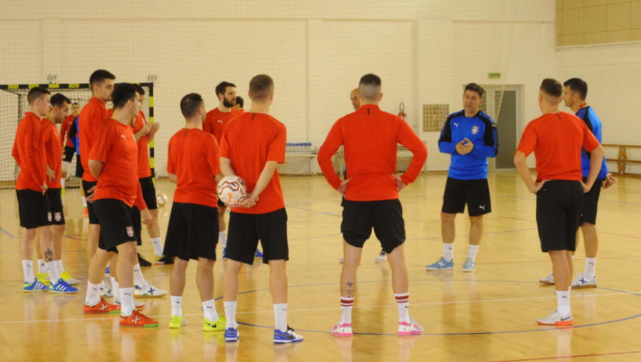 Futsal reprezentacija Srbije na pripremama u Staroj Pazovi