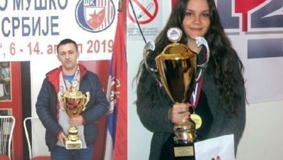 Šampioani Srbije iz 2019. Ivan Ivanišević i Teodora Injac