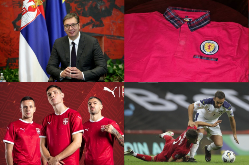 Aleksandar Vučić fudbaleri Škotska Srbija