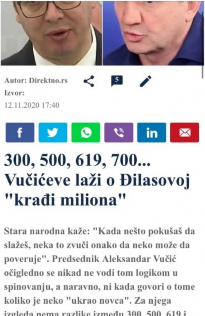 Opozicioni mediji udaraju po predsedniku Vučiću
