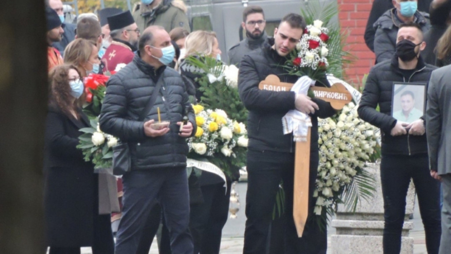 Sahrana Bojana Mirkovića