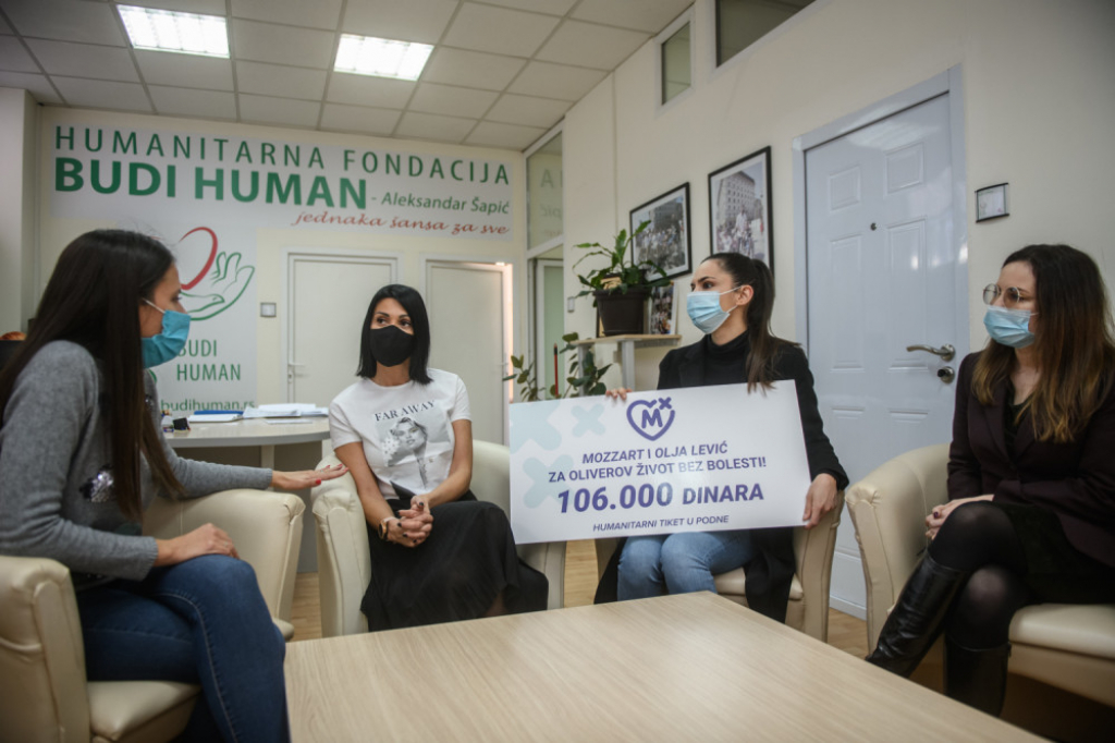 Donacija Mozzart i Olja Lević