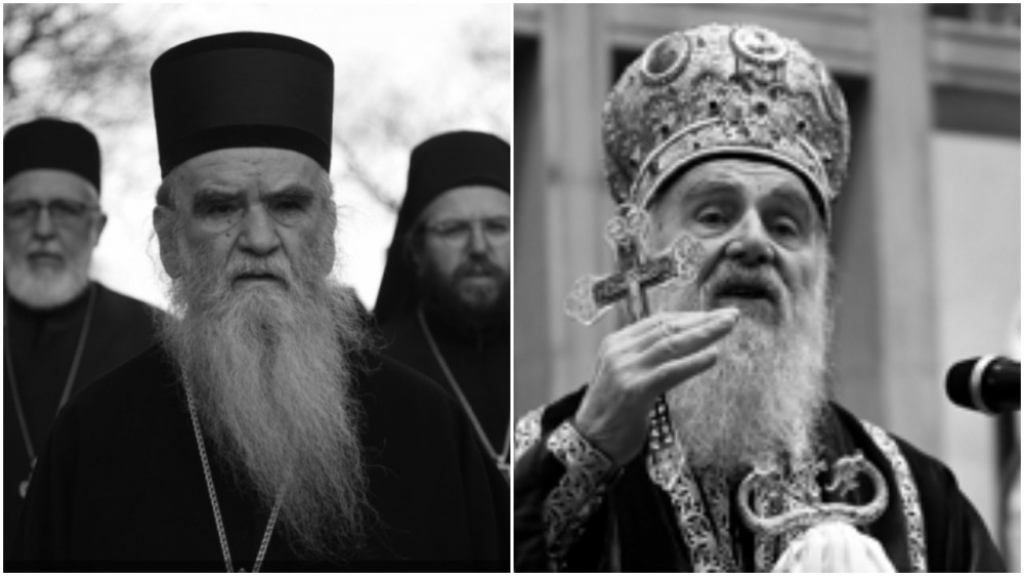 Mitropolit Amfilohije i patrijarh Irinej