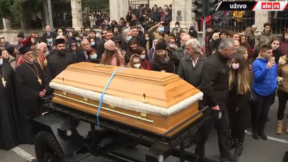 Prenošenje tela patrijarha Irineja do Hrama Svetog Save