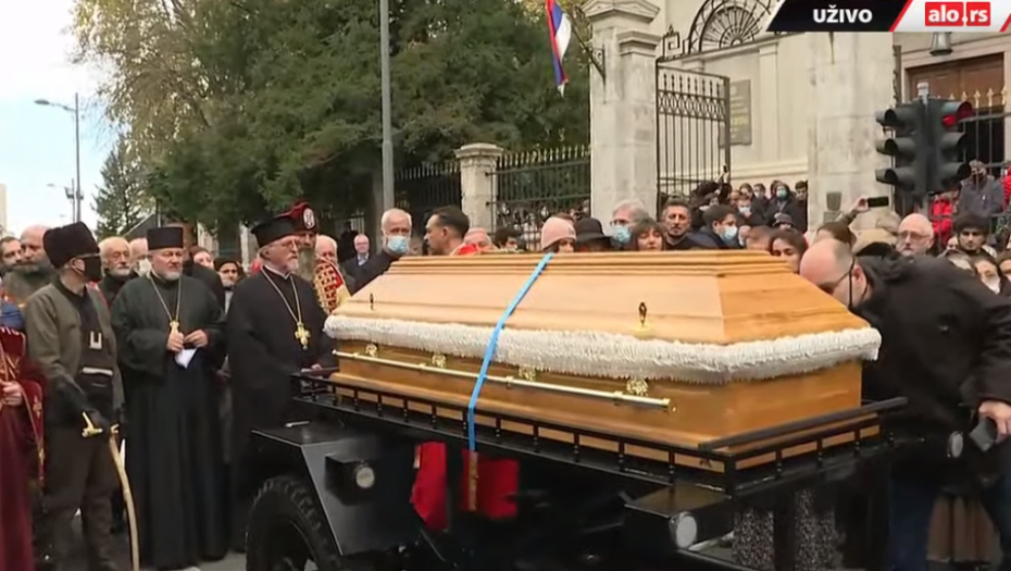 Prenošenje tela patrijarha Irineja do Hrama Svetog Save