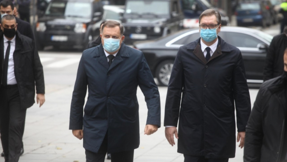 Aleksandar Vučić i Milorad Dodik
