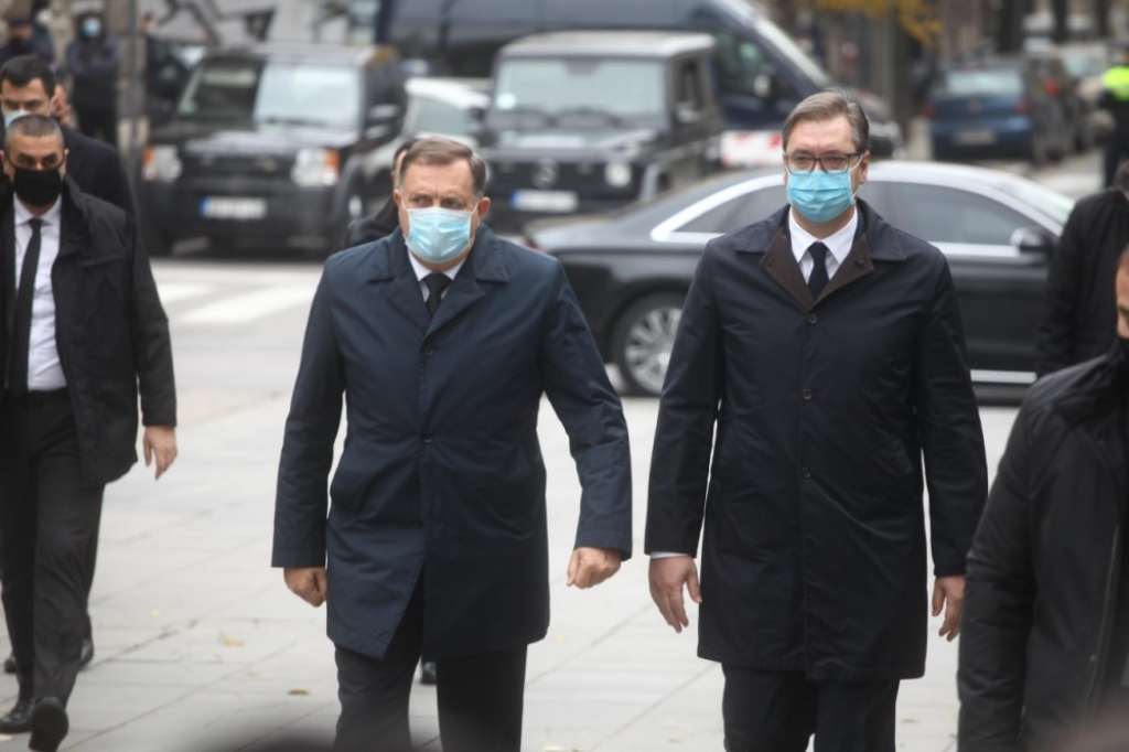 Aleksandar Vučić i Milorad Dodik