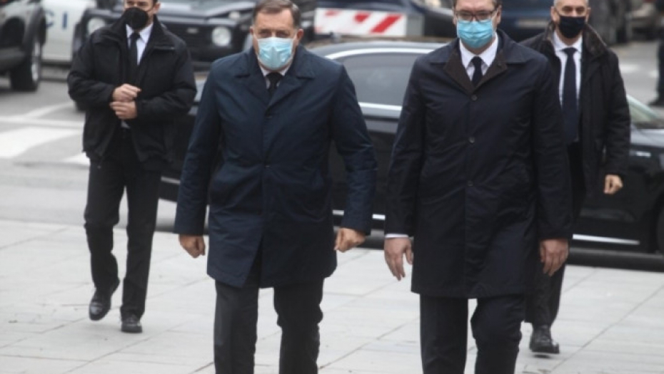 Aleksandar Vučić i Milorad Dodik