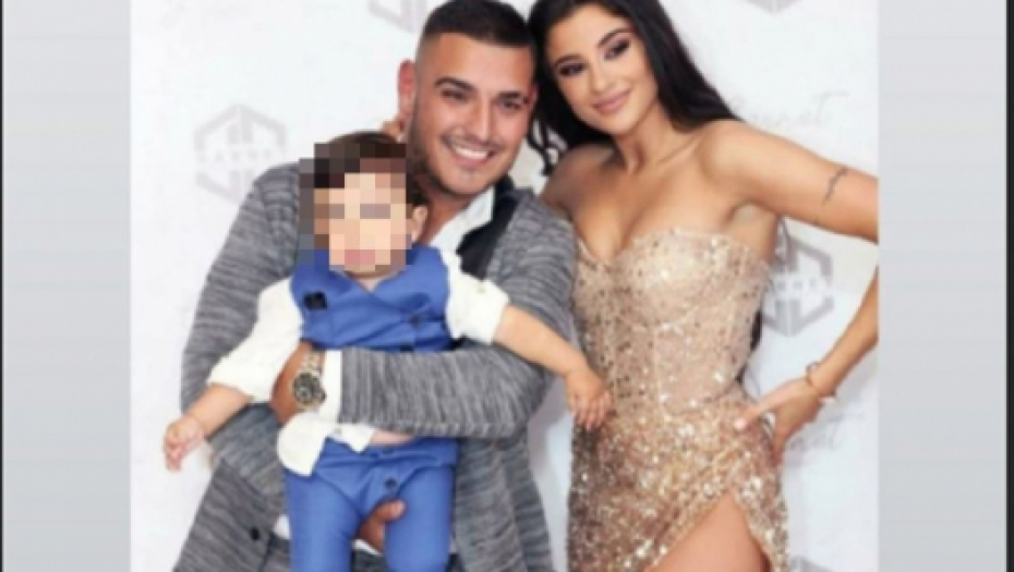 Darko Lazić sa porodicom