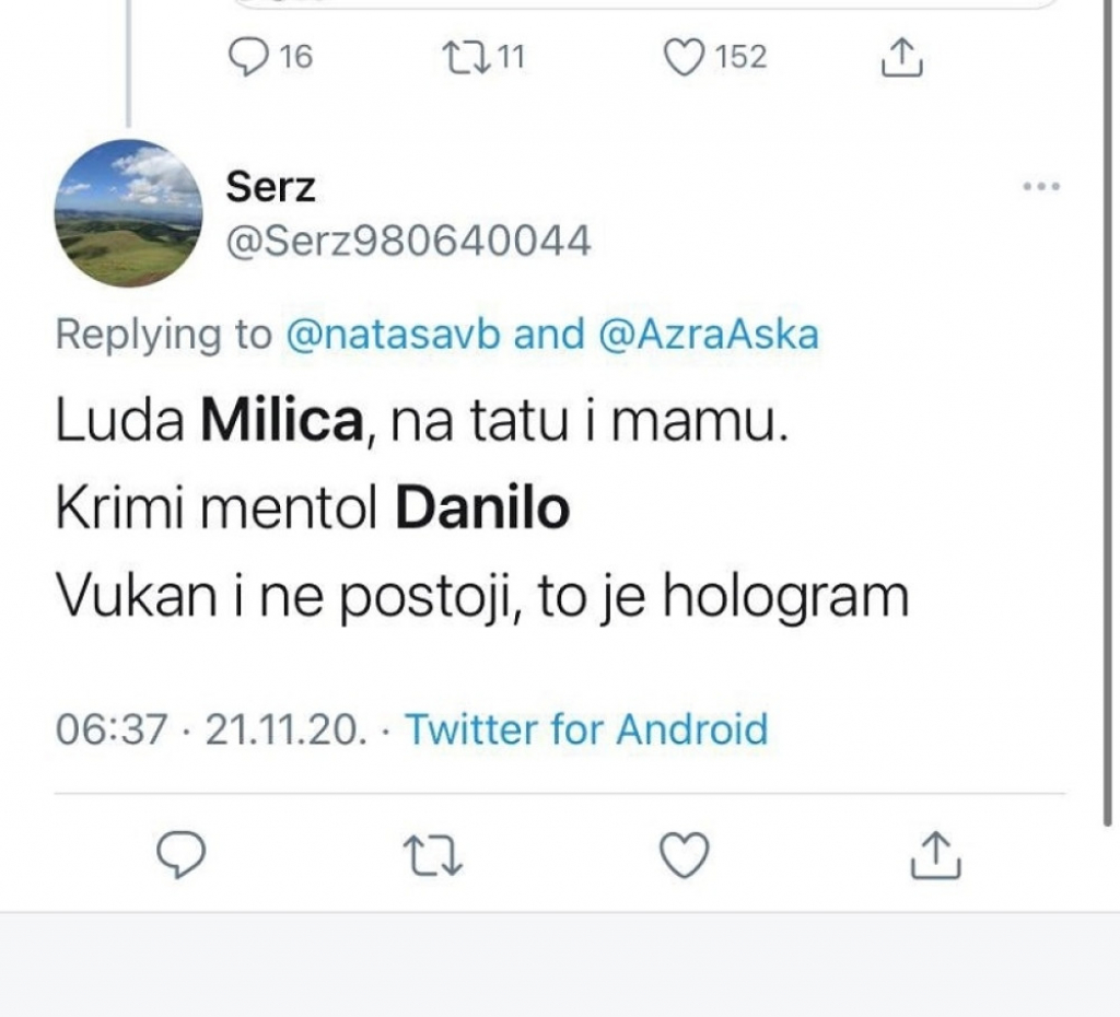 Pretnje smrću predsedniku Vučiću i njegovoj deci