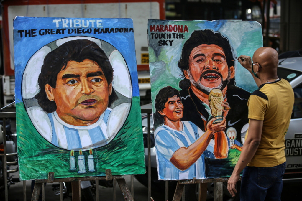 Maradona ispraćaj