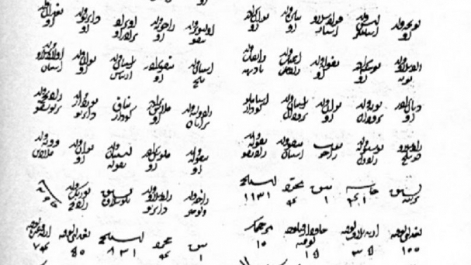 Stranica „Defterta za Vukovu oblast“