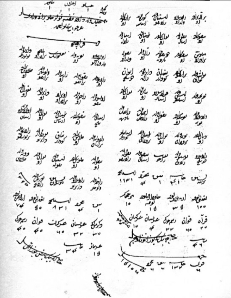 Stranica „Defterta za Vukovu oblast“