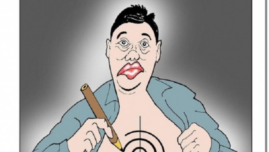 Predsednik Aleksandar Vučić, karikatura