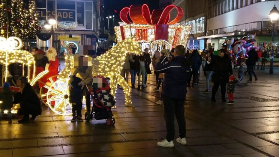 Beograd, korona, gužva