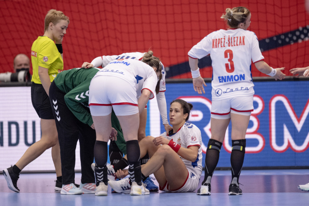 Andrea Lekić (Srbija) povreda