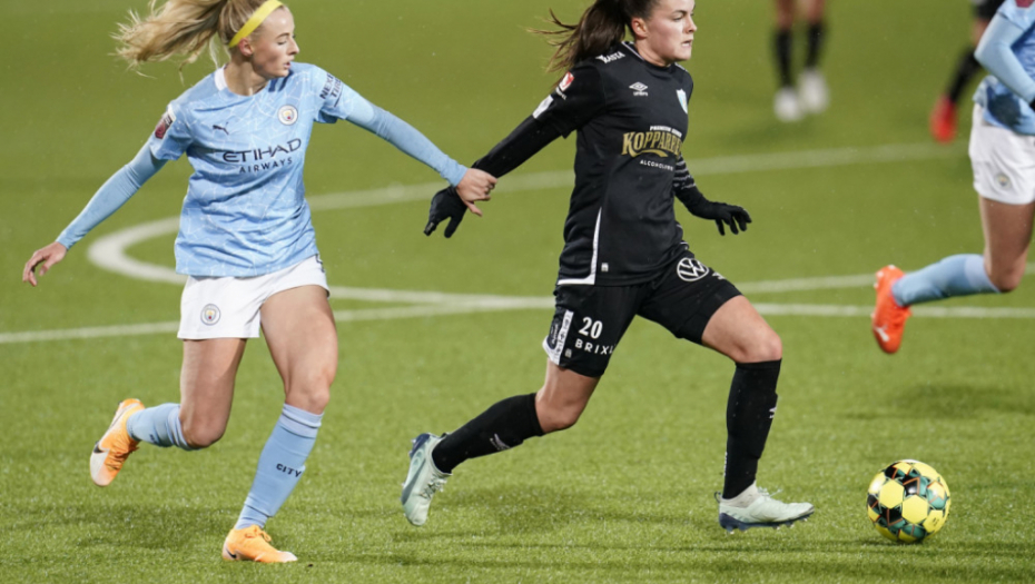 Kloe Keli (Mančester Siti) i Hana Vik (Geteborg)
