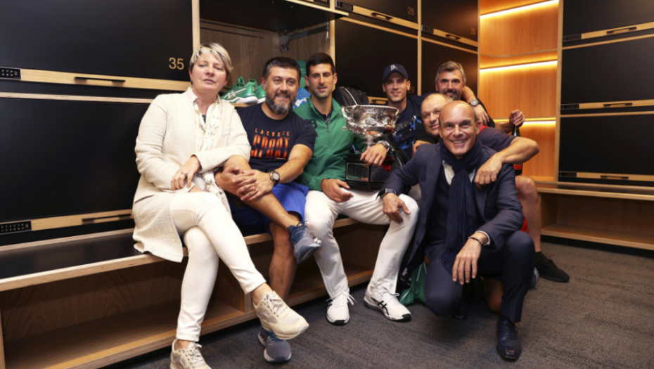 Novak Đoković Goran Ivanišević Marijan Vajda