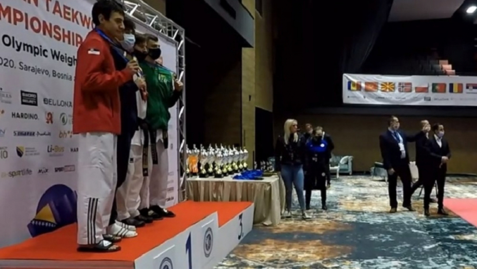 Novak Stanić EP srebro tekvondo