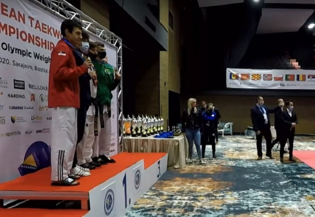 Novak Stanić EP srebro tekvondo