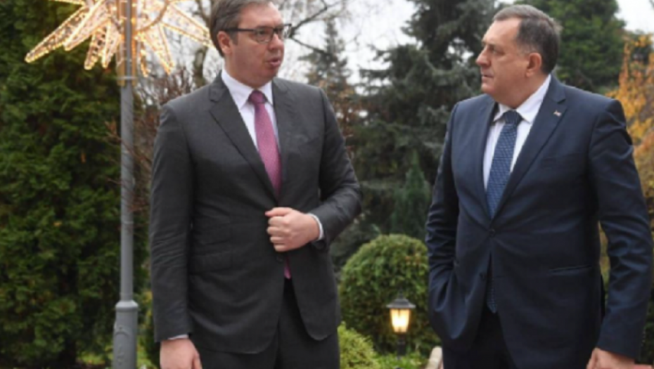 Aleksandar Vučić i Milorad Dodik