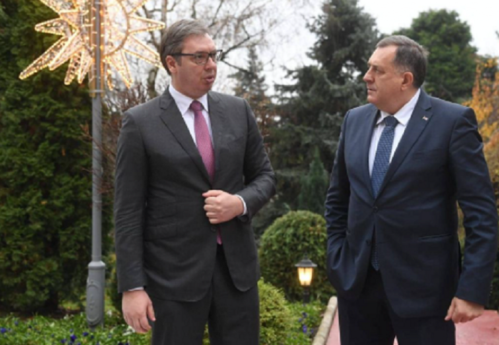 Aleksandar Vučić i Milorad Dodik