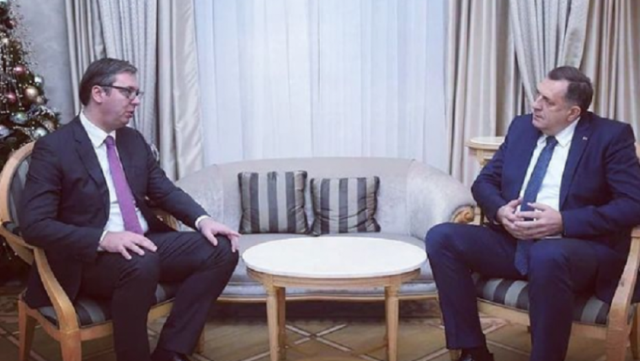 Aleksandar Vučić i Milorad Dodik