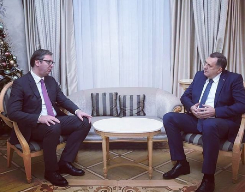 Aleksandar Vučić i Milorad Dodik