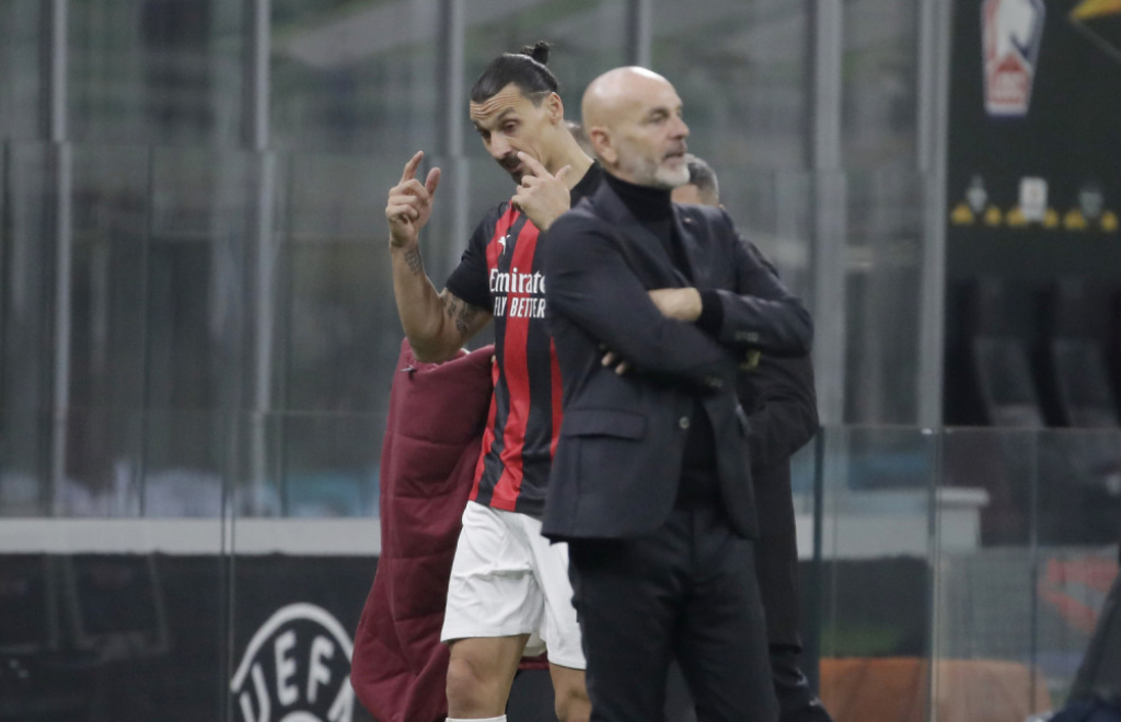 Stefano Pioli Zlatan Ibrahimović