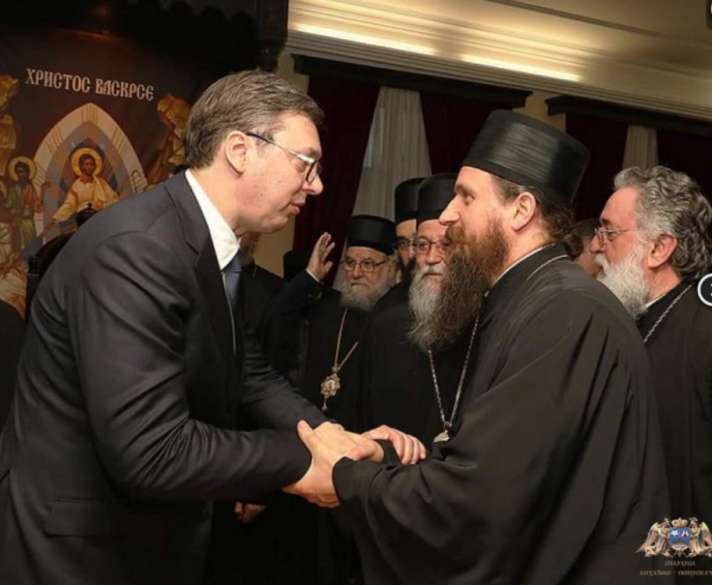 Aleksandar Vučić, episkop Sergije