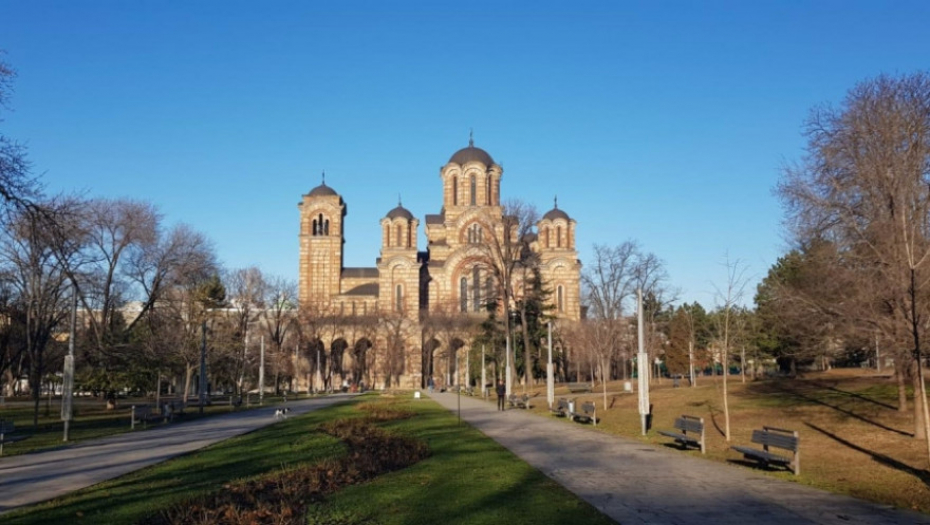 Tašmajdanski park, crkva Svetog Marka