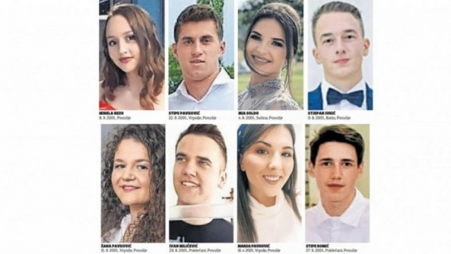 Osam umrlica na jednom mestu i to onih plavih, mladih. 