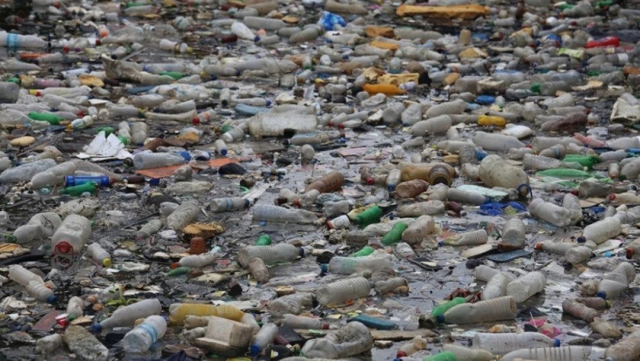 Zagađenje, reka, plastika, priroda, voda, flaše