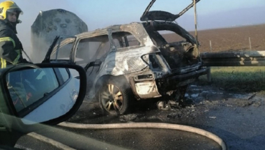 Požar na auto-putu Miloš Veliki