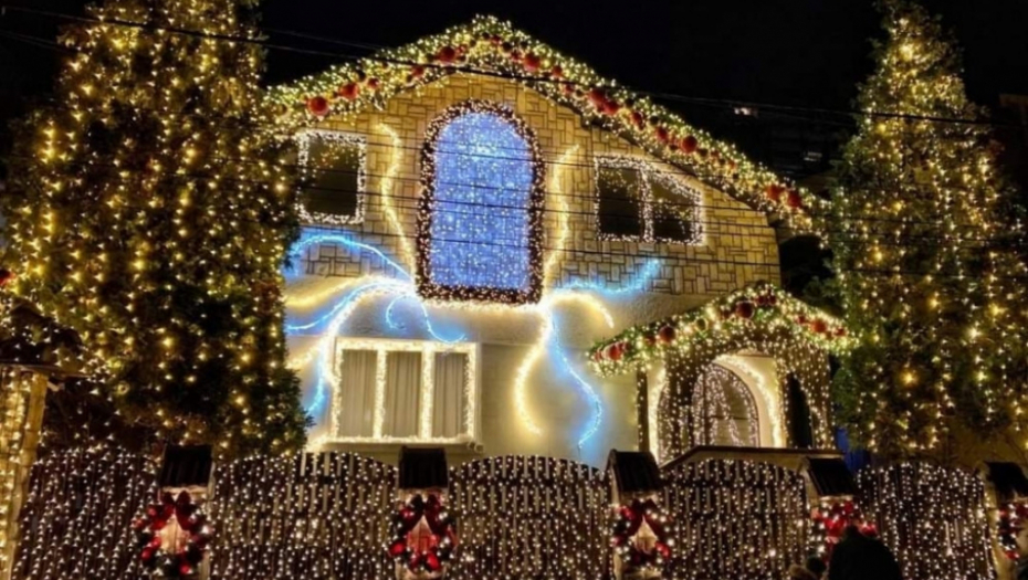 Okićena kuća u Beogradu