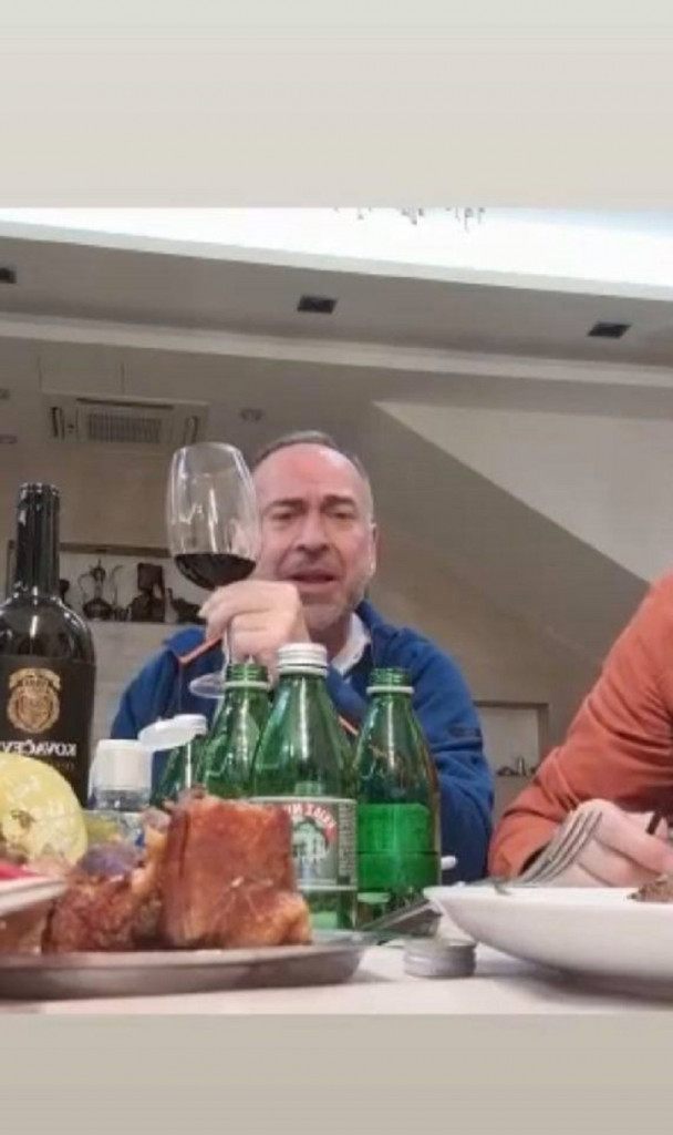 Marinko Rokvić sa sinovima