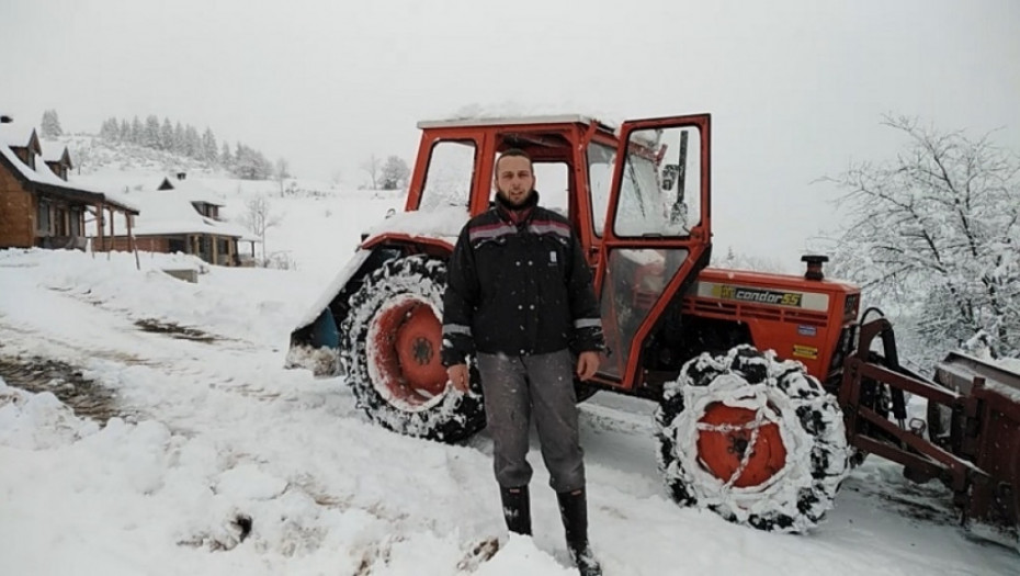 Sneg u zapadnoj Srbiji