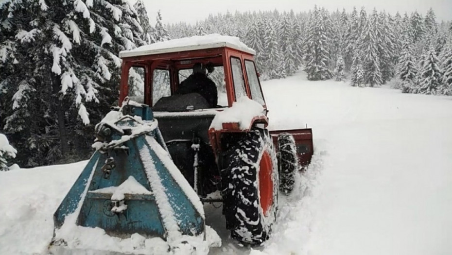 Sneg u zapadnoj Srbiji