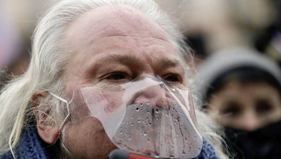 Češka, maske, protesti, Prag